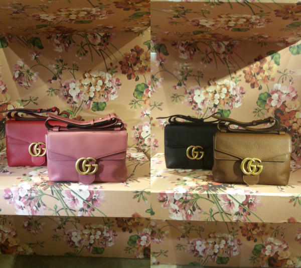 Striking GG Marmont Leather Shoulder Handbags by Gucci